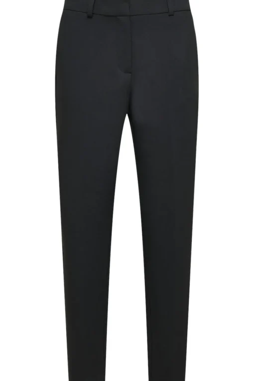 Selected Broek Rita-Ria Cropped Black