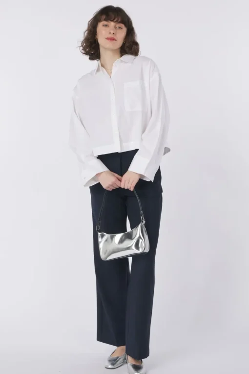 Selected Hemd Astha Cropped Boxy
