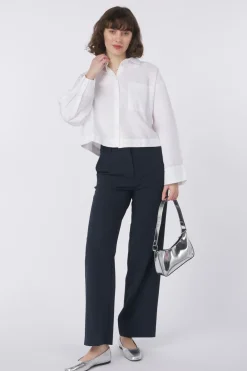Selected Hemd Astha Cropped Boxy