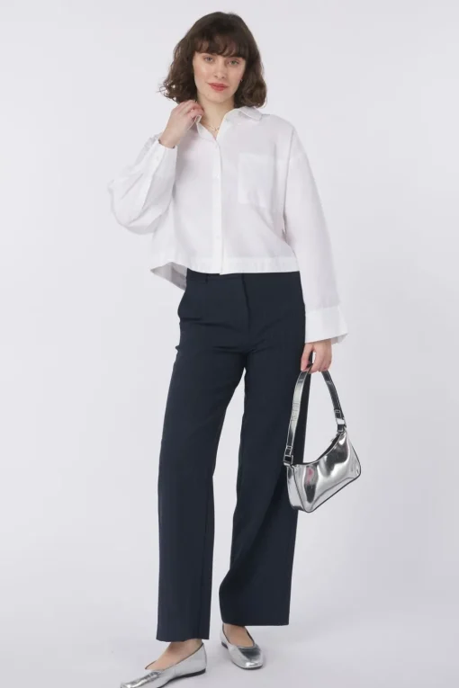 Selected Hemd Astha Cropped Boxy