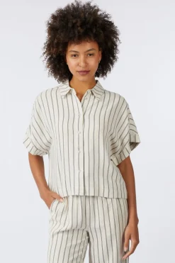 Selected Hemd Viva Striped Cropped Sunshirt