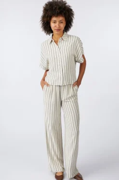 Selected Hemd Viva Striped Cropped Sunshirt