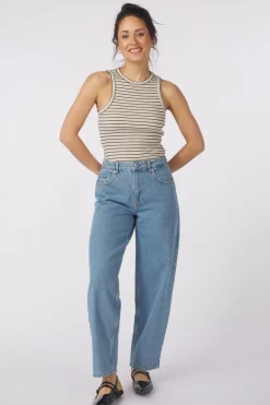 Selected Jeans Alice Barrel Light Blue