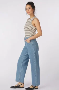 Selected Jeans Alice Barrel Light Blue