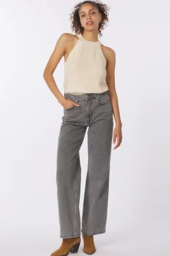 Selected Jeans Alice Wid Long Eloise Gre Jea