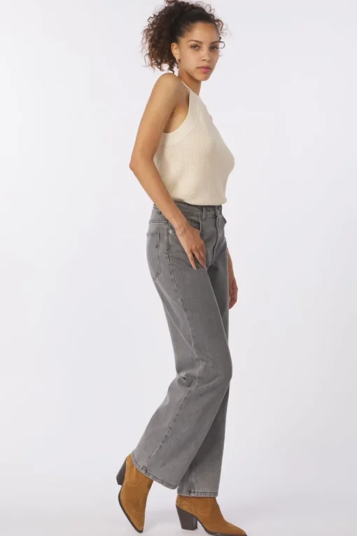 Selected Jeans Alice Wid Long Eloise Gre Jea