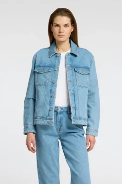 Selected Jeansvest Alice Ls Light Blue Denim