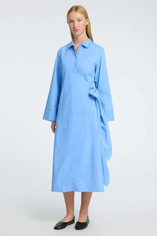 Selected Jurk Aviana Ls Midi Wrap B