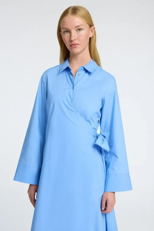 Selected Jurk Aviana Ls Midi Wrap B