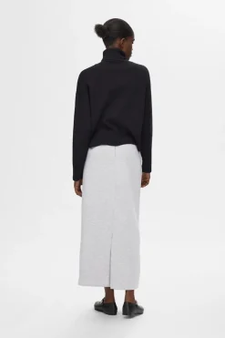 Selected Rok Jamila Hw Midi Skirt