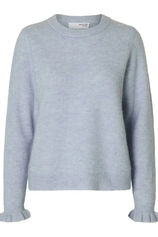 Selected Trui Lulu Ls Frill Cuff