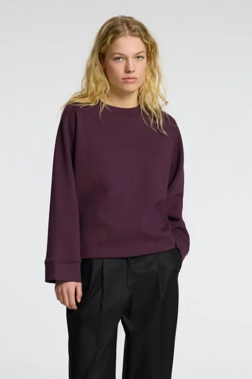 Selected Trui Tabby Ls Raglan O-Neck Sweat