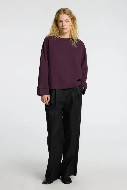 Selected Trui Tabby Ls Raglan O-Neck Sweat