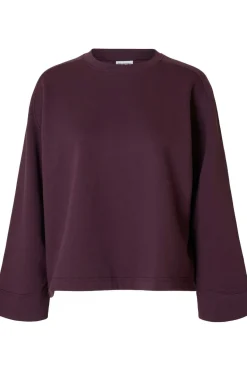 Selected Trui Tabby Ls Raglan O-Neck Sweat
