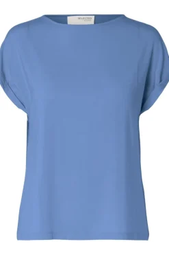 Selected T-Shirt Bellis Boat Neck