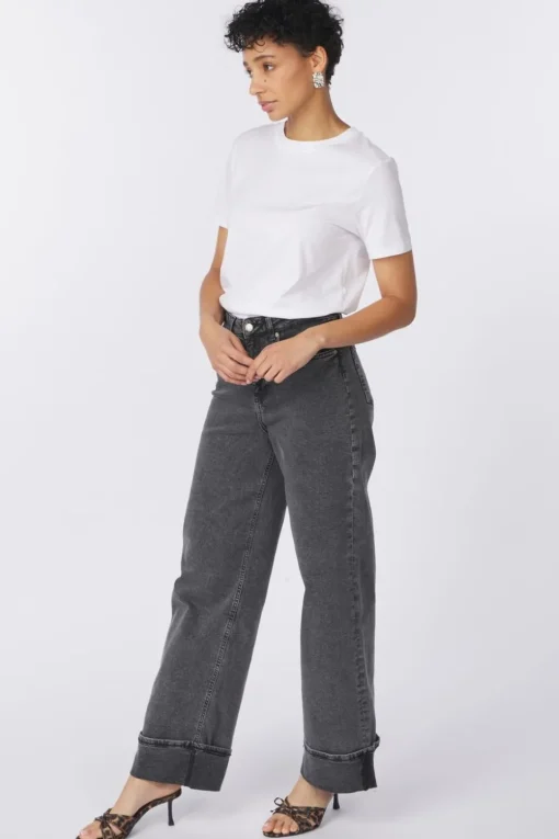 Selected T-Shirt Myperfect Ss Box Cut