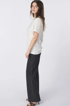 Selected T-Shirt Relax Colwoman Printed Snow