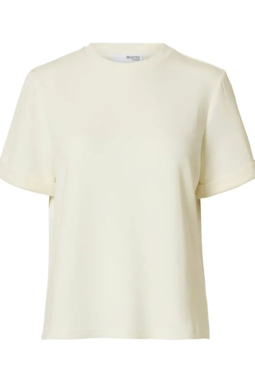 Selected T-Shirt Tenny Ss Fold Up Tee D2