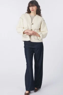 Selected Vest Linn Quilted