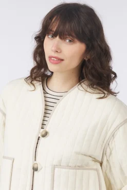 Selected Vest Linn Quilted