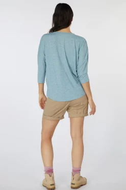 Sherpa T-Shirt Asha V-Neck 3/4 Sleeve
