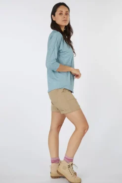 Sherpa T-Shirt Asha V-Neck 3/4 Sleeve