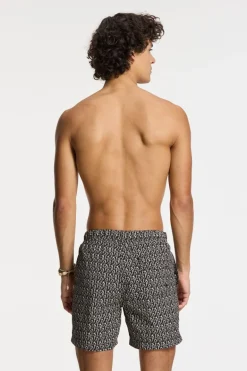 Shiwi Zwemshort Nick Quick Dry 6 Inch Wavy Coral