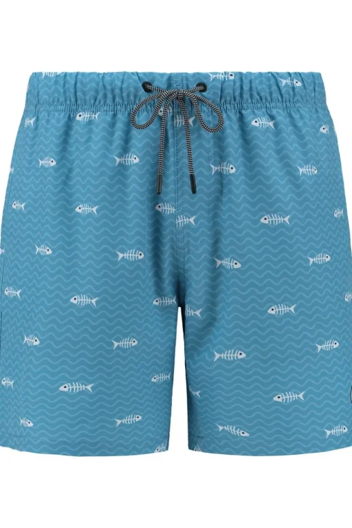 Shiwi Zwemshort Swim Shorts Fish Bone 4-Way Stretch