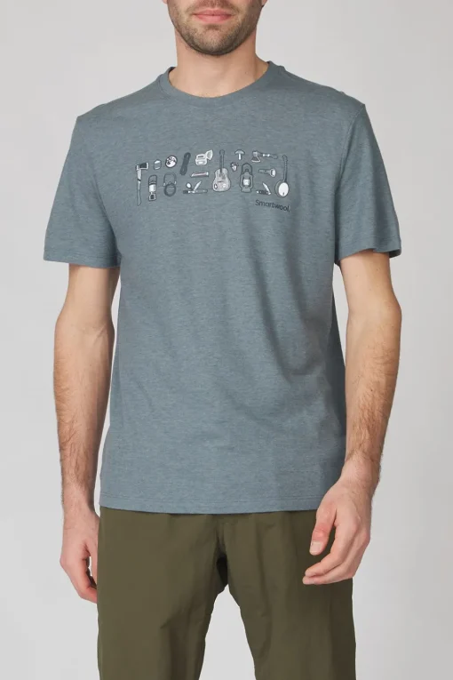 Smartwool T-Shirt Gone Camping Ss