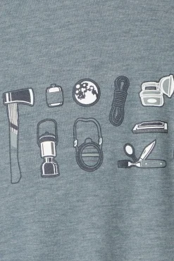 Smartwool T-Shirt Gone Camping Ss
