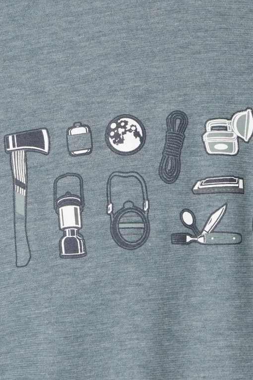 Smartwool T-Shirt Gone Camping Ss