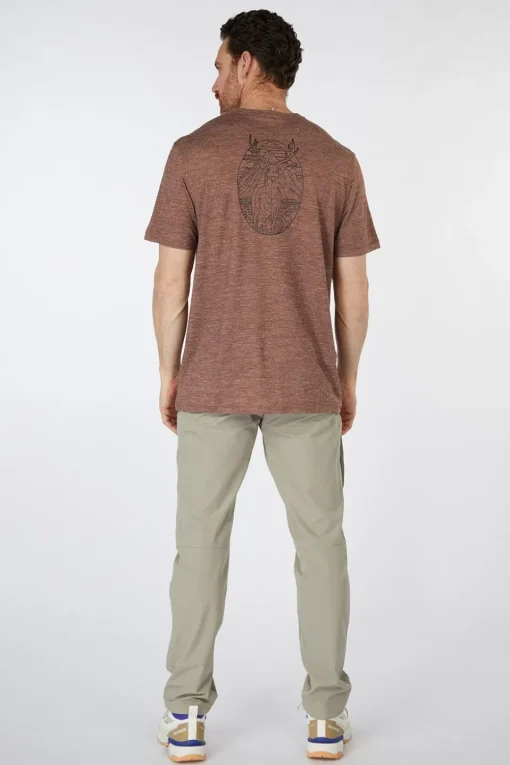 Smartwool T-Shirt Stag Stare Merino Hemp Blend Short Sleev