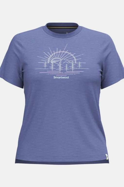 Smartwool T-Shirt Women'S Mountain Sol Short Sleeve Graphi