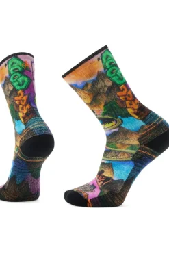 Smartwool Wandelsokken Performance Hike Light Cushion Mountain Maze Print