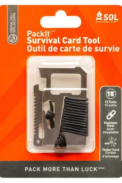 SOL Multitool Packit Survival Card Tool