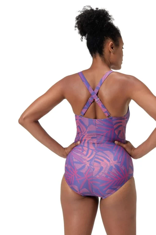 Speedo Badpak Eco Print V Neck 1P