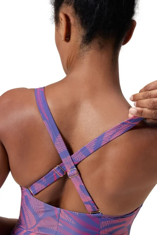 Speedo Badpak Eco Print V Neck 1P