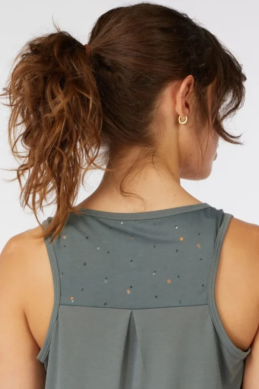 Sprayway Top Partial Printed Tank Top