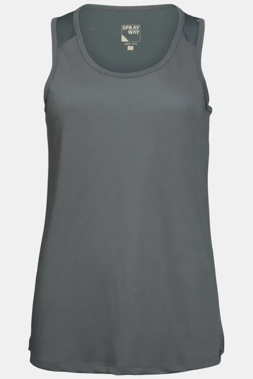 Sprayway Top Partial Printed Tank Top