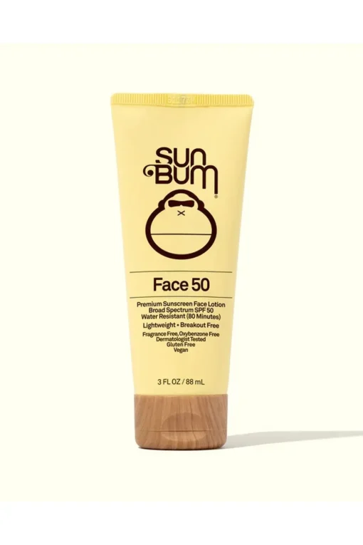 Sun Bum Spf 50 Clear Face Sunscreen Lotion