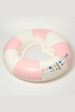 Sunnylife Speelgoed Luxe Tube Pool Ring Stole My Heart Pink Stripe