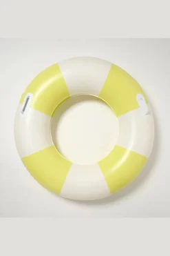 Sunnylife Speelgoed Slim Tube Pool Ring Tides Out Citrus Stripe