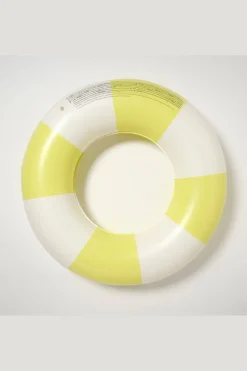 Sunnylife Speelgoed Slim Tube Pool Ring Tides Out Citrus Stripe