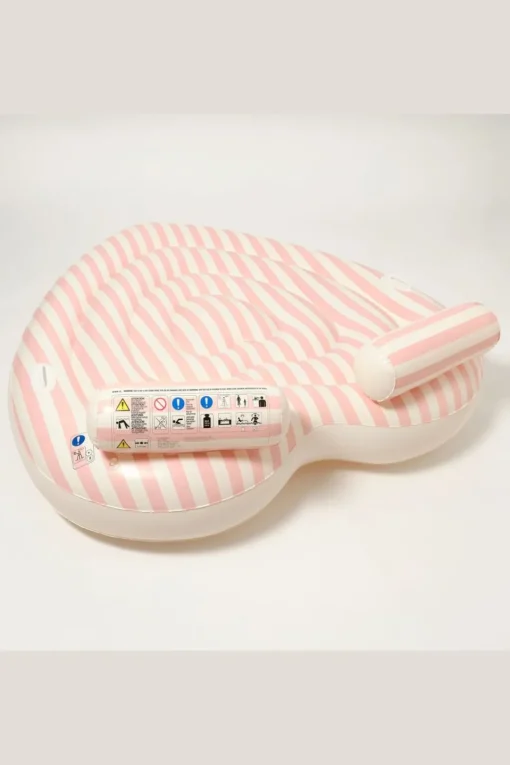 Sunnylife Speelgoed Twin Heart Lie-On Stole My Heart Pink Stripe