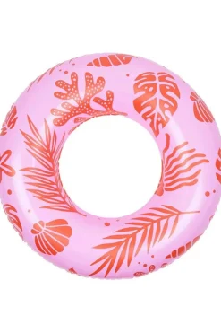 Swim Essentials Speelgoed Pink-Red Ocean Printed Zwemband 90 Cm