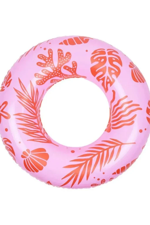 Swim Essentials Speelgoed Pink-Red Ocean Printed Zwemband 90 Cm