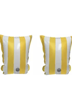 Swim Essentials Zwemarmbandjes -  Yellow Striped - Inflatable Swimming Armbands 2-6