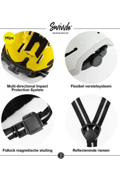 Swivvle Fietshelm Model Sirius