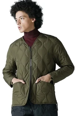 Taion Donsjas Military W-Zip V Neck Down