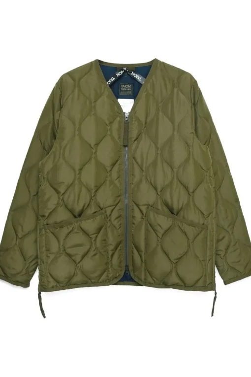 Taion Donsjas Military W-Zip V Neck Down